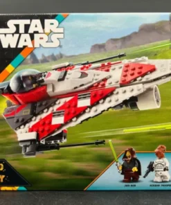 Jedi Bob’s Starfighter Buildable Toy Vehicle, Brick Built Star Wars Starship with Jedi Bob Minifigure, Birthday Gift Idea for Boys, Girls or Any Fan Ages 8 and Up, 75388 LEGO Star Wars
