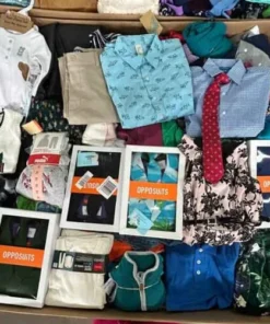 Pallets of mixed clothing on clearance – Wholesale for resellers