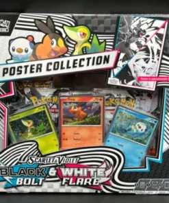Unova Poster Collection – SV: Black Bolt White Flare Pokémon TCG New