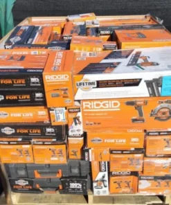 Wholesale supplier of RIDGID tool pallets
