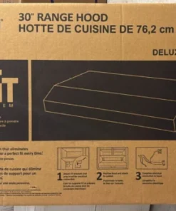 Whirlpool 30-inch ducted extractor hood with 270 CFM recirculation capacity, white, for under-cabinet mounting